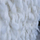 5d white feather fabric rolling up curtain flower wall cloth artificial plant wall wedding backdrop