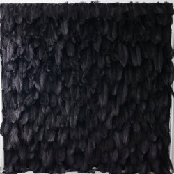 black feather flower wall cloth roll up flower wall fabric hanging curtain plant wall event party wedding backdrop