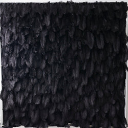 black feather flower wall cloth roll up flower wall fabric hanging curtain plant wall event party wedding backdrop