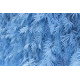 blue feather cloth roll up flower wall fabric hanging curtain plant wall event party wedding backdrop