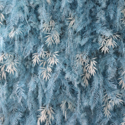 blue feather flower backdrop cloth roll up flower wall fabric hanging curtain plant wall event party wedding backdrop