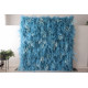 blue feather flower backdrop cloth roll up flower wall fabric hanging curtain plant wall event party wedding backdrop