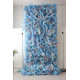 blue mixed grass wall cloth roll up flower wall fabric hanging curtain plant wall event party wedding backdrop