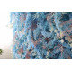 blue mixed grass wall cloth roll up flower wall fabric hanging curtain plant wall event party wedding backdrop