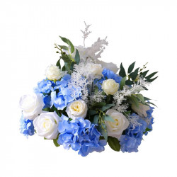 blue wedding flower balls, blue artificial wedding flowers, diy wedding flowers, wedding faux flowers
