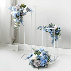 blue flowers, wedding & party & shop decoration, blue artificial wedding flowers, diy wedding flowers, wedding faux flowers