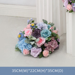 blue & purple wedding style, blue artificial wedding flowers, diy wedding flowers, wedding faux flowers