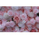 dreamy pink rose cloth roll up flower wall fabric hanging curtain plant wall event party wedding backdrop