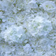 dreamy white rose and hydrangea artificial flower wall backdrop