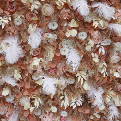 feather flower cloth roll up flower wall fabric hanging curtain plant wall event party wedding backdrop