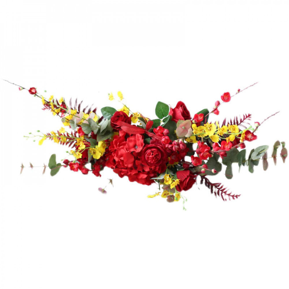 floral arrangement for signage, wedding welcome signage, shop open ...