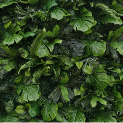 grass cloth roll up flower wall fabric hanging curtain plant wall event party wedding backdrop