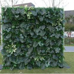 grass cloth roll up flower wall fabric hanging curtain plant wall event party wedding backdrop