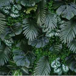 grass cloth roll up flower wall fabric hanging curtain plant wall event party wedding backdrop