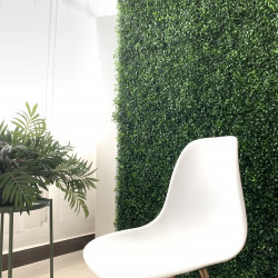 green milano grass cloth roll up flower wall fabric hanging curtain plant wall event party wedding backdrop