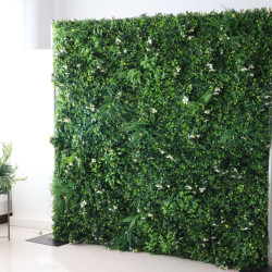green mixed grass wall cloth roll up flower wall fabric hanging curtain plant wall event party wedding backdrop