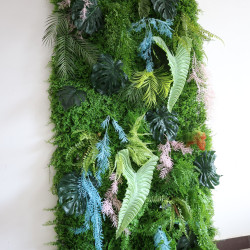 green mixed grass wall cloth roll up flower wall fabric hanging curtain plant wall event party wedding backdrop