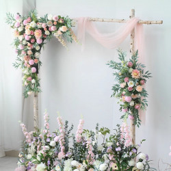 party & wedding flowers decoration, pink artificial wedding flowers, diy wedding flowers, wedding faux flowers