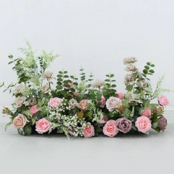 natural forest wedding & party decoration, pink artificial wedding flowers, diy wedding flowers, wedding faux flowers