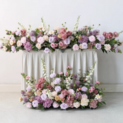 purple wedding style, party decoration, purple artificial wedding flowers, diy wedding flowers, wedding faux flowers