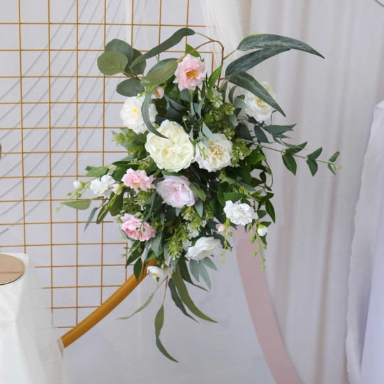 forest wedding arch flowers, white artificial wedding flowers, diy wedding flowers, wedding faux flowers