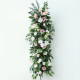 forest garden wedding style, white artificial wedding flowers, diy wedding flowers, wedding faux flowers