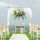 hanging sunflower, yellow artificial wedding flowers, diy wedding flowers, wedding faux flowers